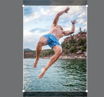 Exemplo de divisão na proporção 3:4